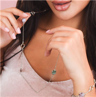 Collana Boccadamo Donna in Bronzo Cristallo XGR729 - XGR729